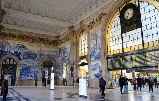 Porto, Portugal hekurudhore stacionet hekurudhore të bukura