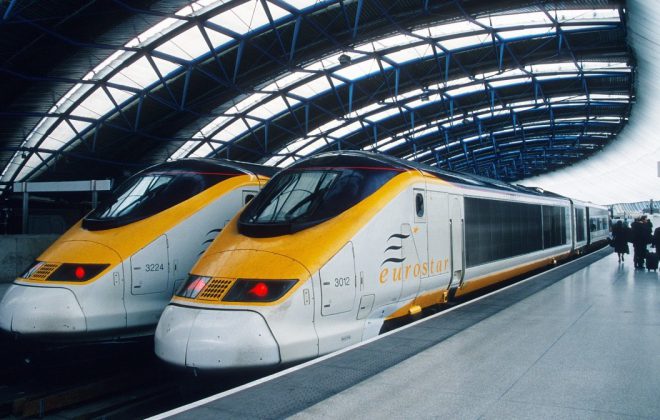 Eurostar London til Parísar lest