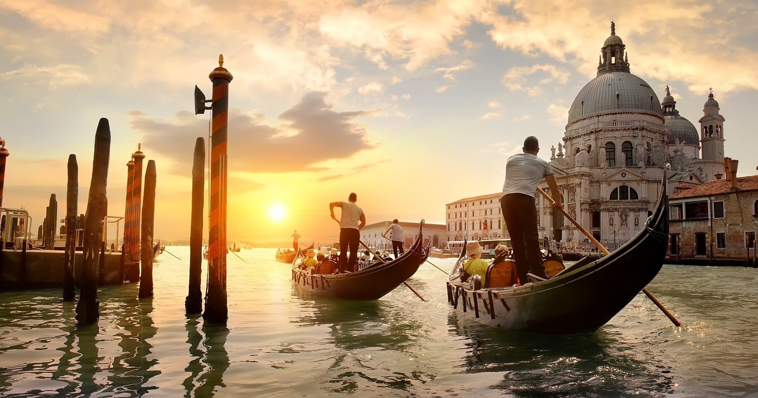 Venice Winter Train Travel in Italy