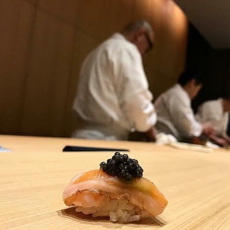 sushi in Best European restaurant MICHELIN