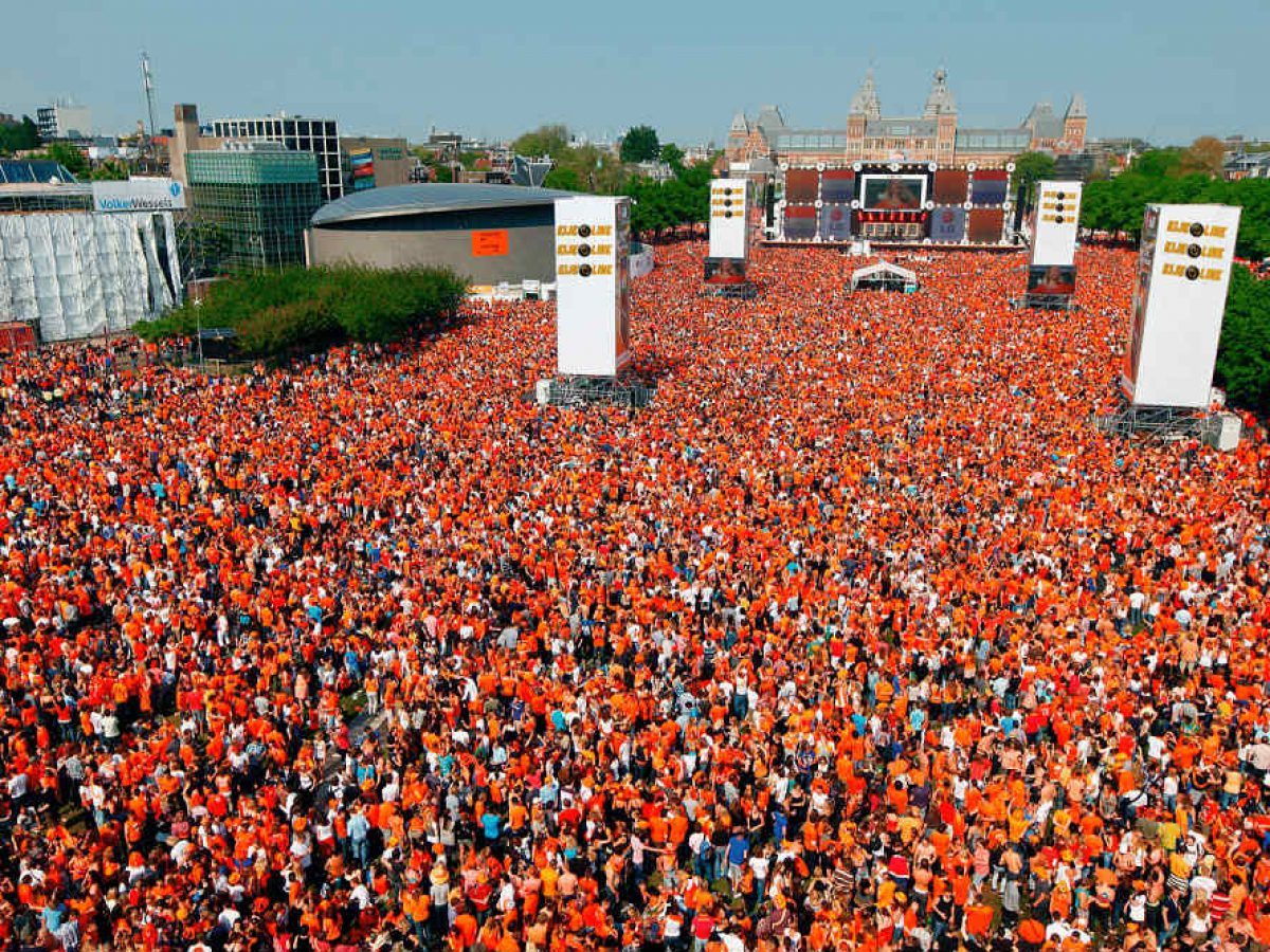 Celebrating King's Day In The Netherlands (Koningsdag)