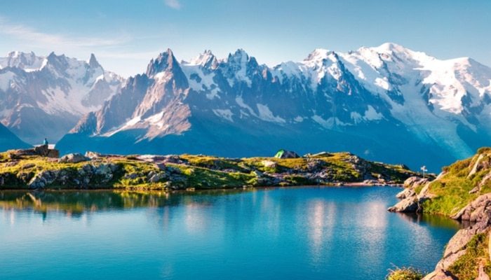 Mont Blanc France snow peaks