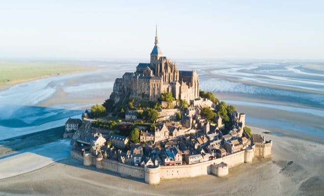 UNESCO Mont-Saint-Michel Frankrike
