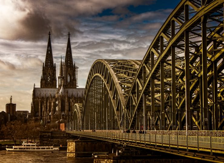 The West Rhine Railway, Germany