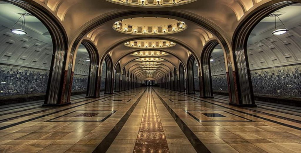 subway hallway