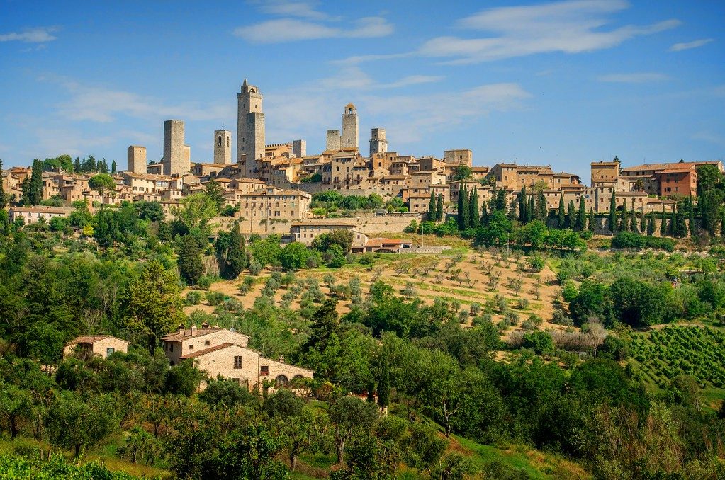 Schönste mittelalterliche Stadt in Europa - San Gimignano Italien