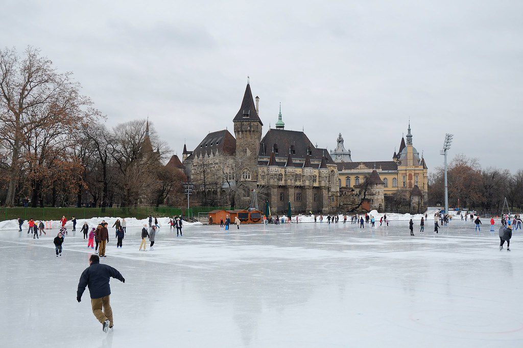 Budapest, Hungary ice skating