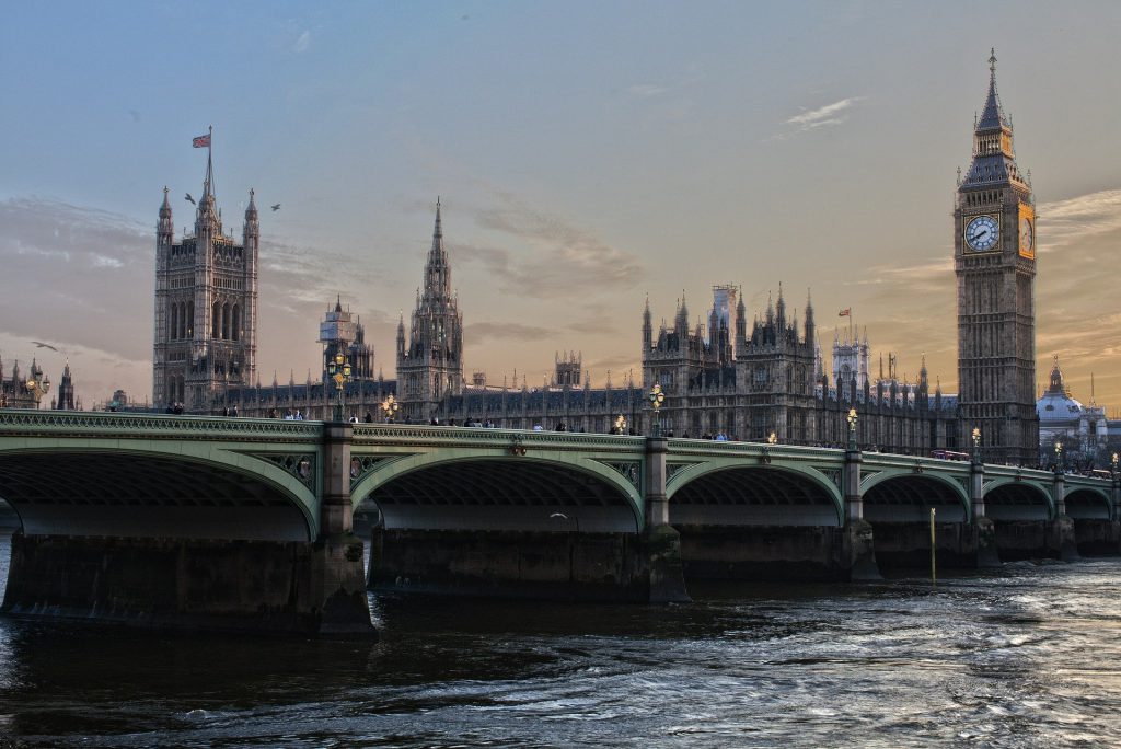 Europe Train Trip to London