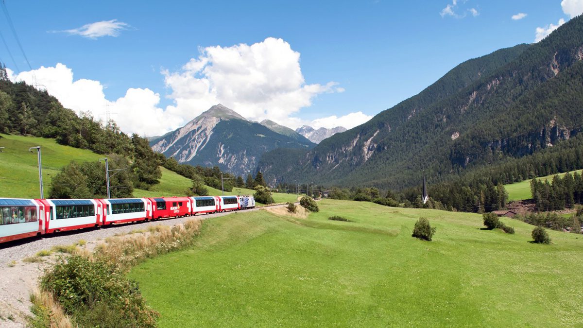 voyage en train alpes voir