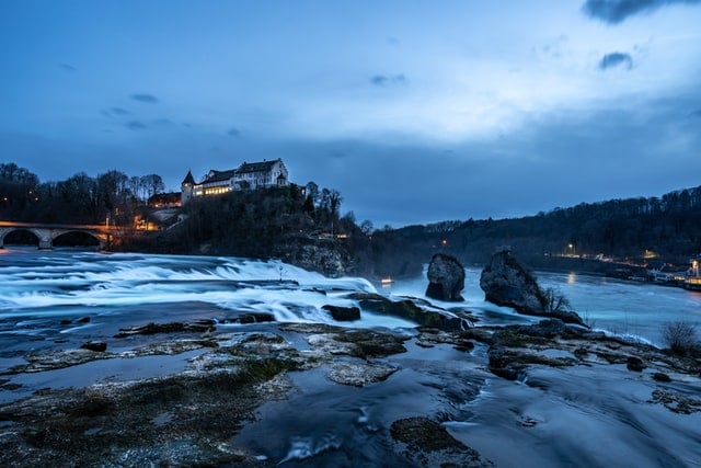 Rhine, Switzerland one of the most beautiful waterfalls in Europe