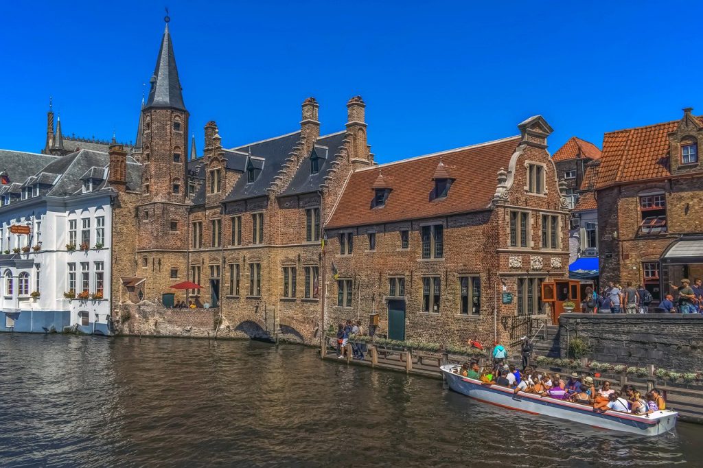 Brugge, Belgium Is a city on the coast of the channel tunnel