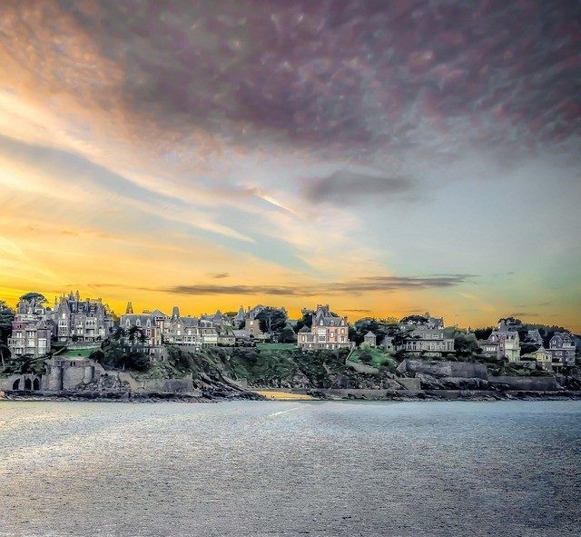 France's Saint-Malo Coastal town and its sendy beaches