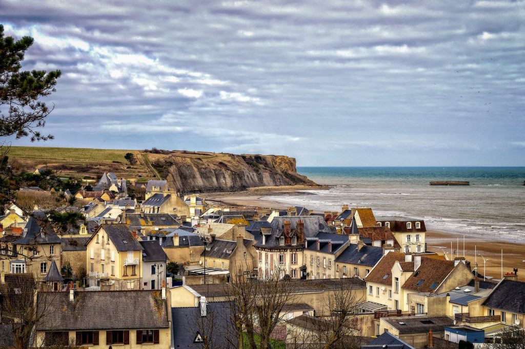 Arromanches-Les-Bains In France Normandy region