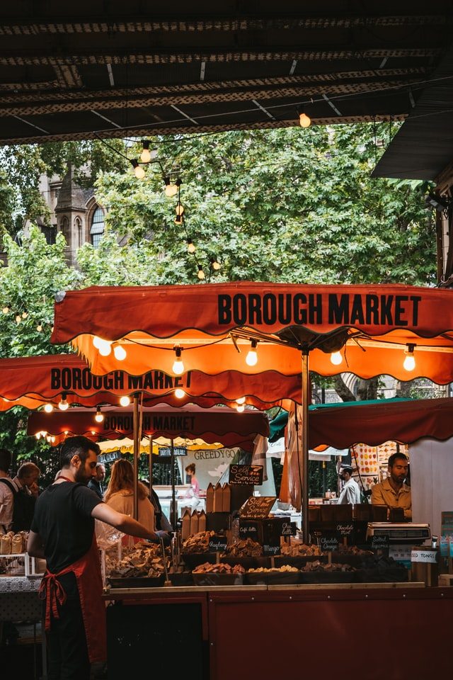 Borough Market In London