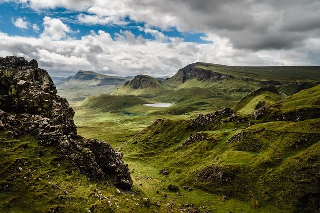 The Green Applecross Peninsula In Scotland