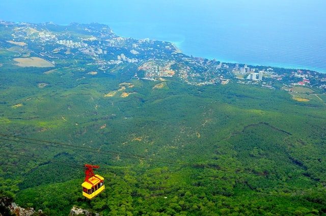 panoramic sea view of Sochi