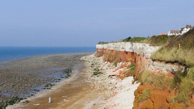 Secret beachline and Cliffs in Hunstanton, Norfolk