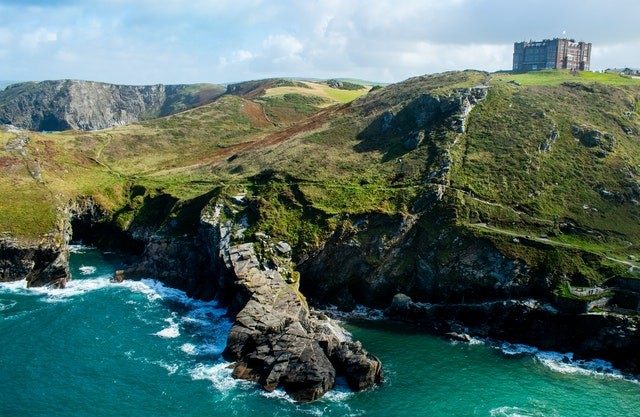 Tennis Field In England: Headland, Cornwall