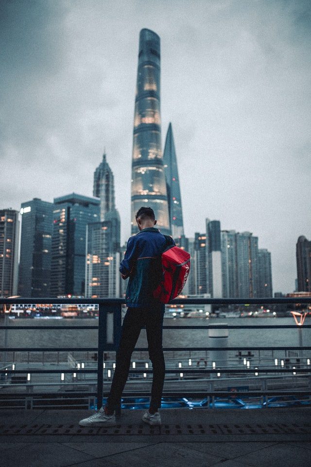 foggy night & Shanghai Tower