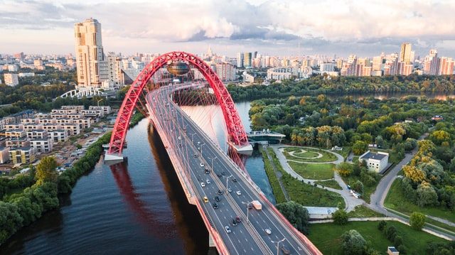 Bridge in Moscow