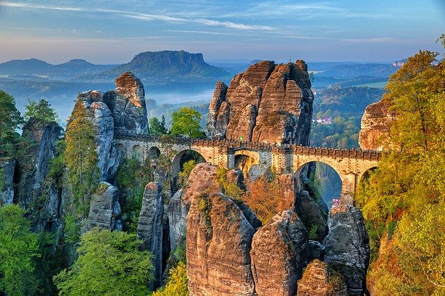 The colors of The Bastei, Germany