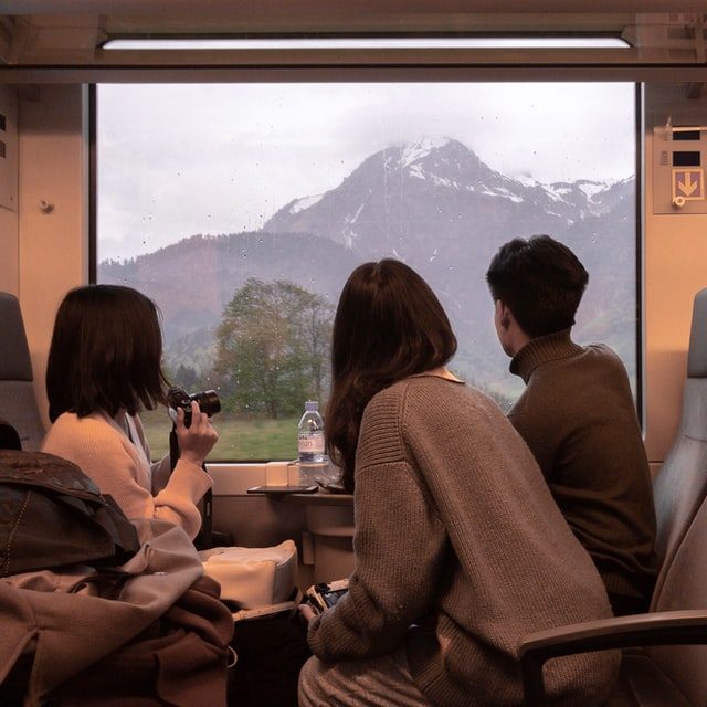 Beautiful View From a Train Window