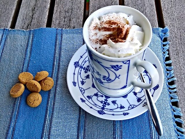 Viennese Coffee With Tiny Dessert