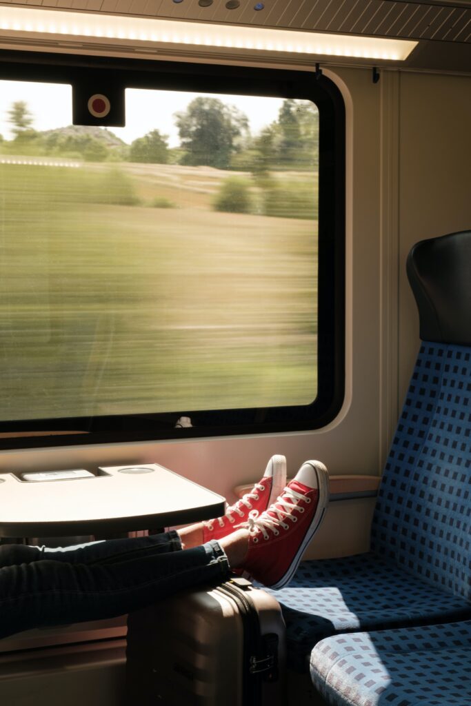 Summer Solo Train Traveling 